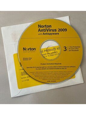 Norton Internet Security 2009 PC Software Antivirus Antispyware Product Key 2009